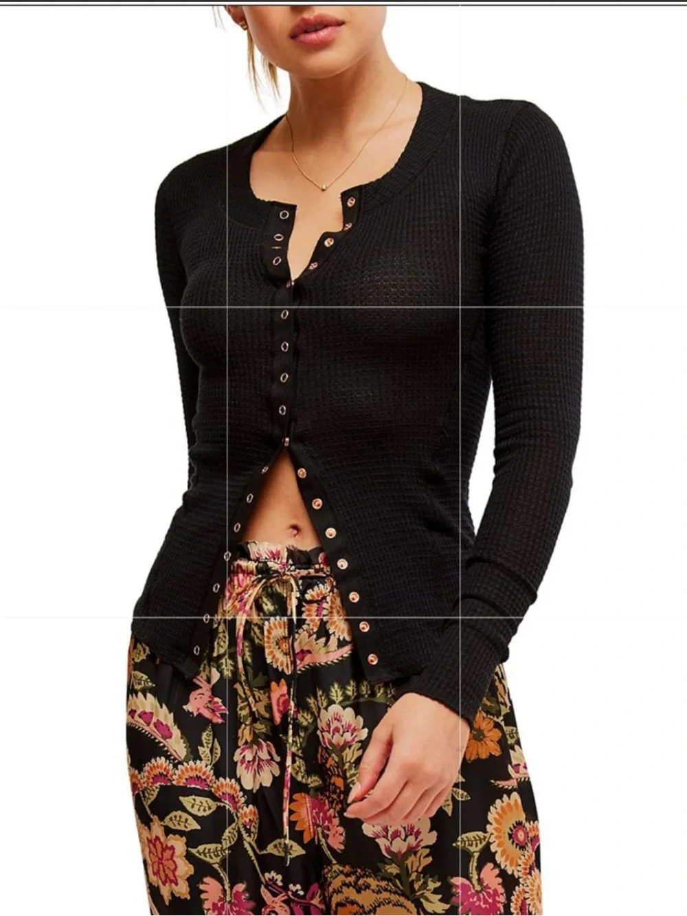 NWT retail $40 size M “#FreePeople,#Intimately. “Going Places Cardi in black”.